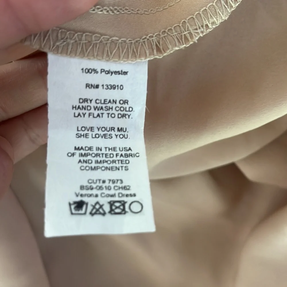 Show Me Your MuMu Verona Cowl Dress M - Picture 5 of 5